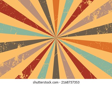 abstract comic colorful vintage background. pop art cartoon style, sunlight, sunbrush.