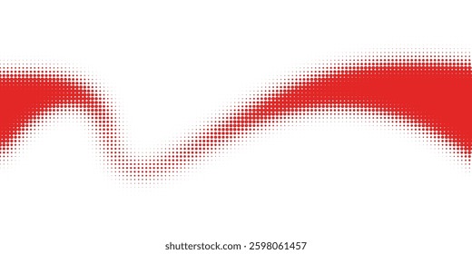 abstract comic halftone wave background