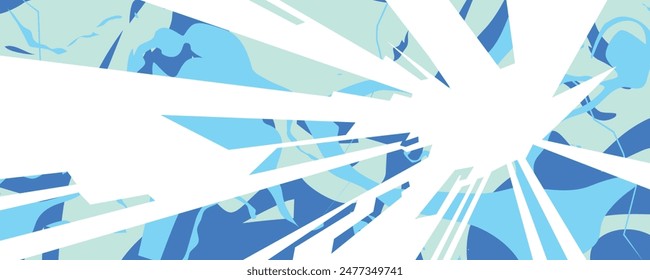Abstractas Graffiti de estilo cómico Colorido Fondo de arte digital: formas fluidas vibrantes y Formas de dibujos animados geométricos multicolores para el diseño moderno de moda - perfecto para carteles, Anuncios y cubierta 