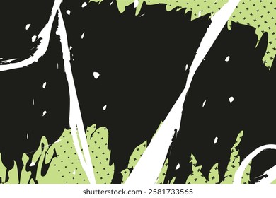 Abstract Comic Style Graffiti Colorful Digital Art Background Cover Vibrant Fluid Forms and Multi-Color Geometric Cartoon Shapes for Trendy Modern Design 