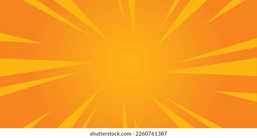 Abstract Comic Yellow Background, modern style