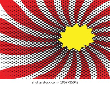 ABSTRAKTER COMIC ZOOM-DESIGN-HINTERGRUND
