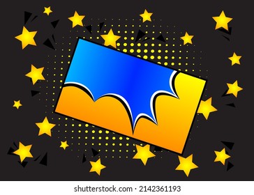 Abstrakter Comics-Hintergrund. Poster, Banner, Flyer, Deckel. Comic-Buchelemente. Retro Pop-Art-Hintergrund.