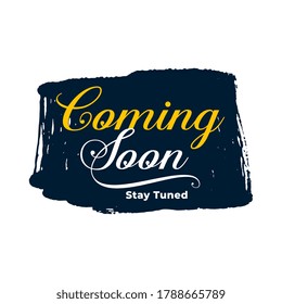 abstract coming soon background in grunge style