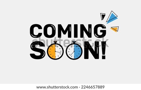 Abstract coming soon realistic background