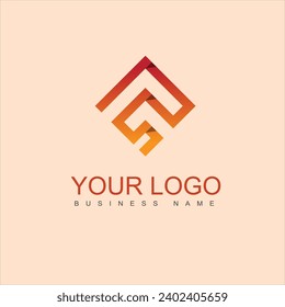 Abstract Commercial design logo ,modern business logo template