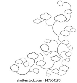 Abstract communication backgrounds.