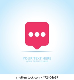 Abstract Communication logo, design concept, emblem, icon, logotype element for template.
