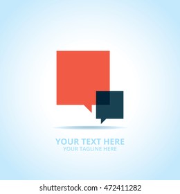 Abstract Communication logo, design concept, emblem, icon, logotype element for template.