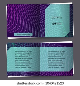 Abstract communication network background. Fractal element with lines. Brochure template with abstract background. Eps10 Vector illustration