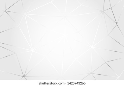 Abstract. Communications or technology, science background. silver connected line on white background. vector.