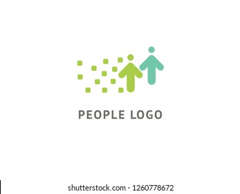 Abstract community logo icon vector design. Creative agency, social work, teamwork, business, advertising, internet communication company, digital agency, marketing. vector logo. Team web icon