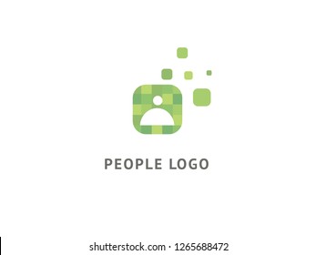 Abstract community logo icon vector design. Creative agency, social work, teamwork, business, advertising vector logo. Editable Design. Happy motivated people in colorful logo. Team web icon