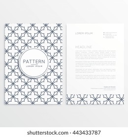 abstract company leaflet template