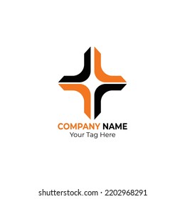 Plantilla de vectores de diseño de logotipo de empresa abstracta