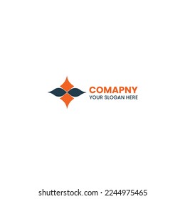 Abstract company logo design vector