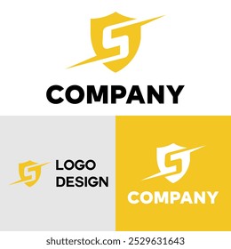 Modelo abstrato de elemento de logotipo da empresa