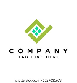 Abstract company logo element template