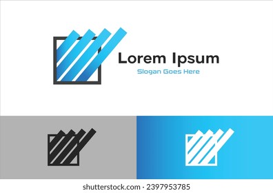 Abstract Company Logo Expanding Vector