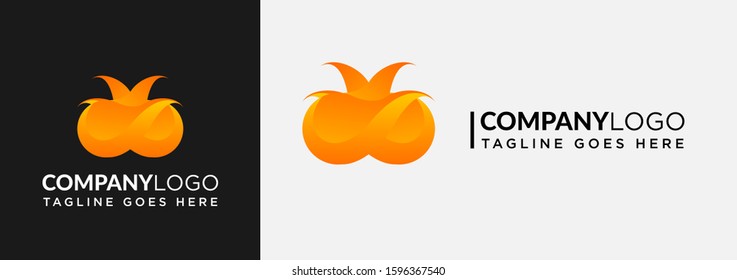 Abstract company logo icon vector design illustration