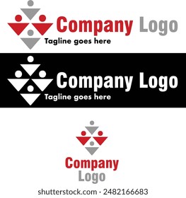 Abstract company logo that can be adapted for personal use. 