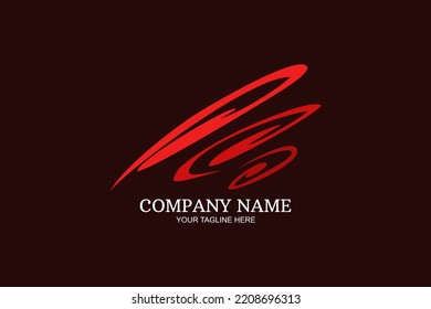 Abstrakte Firmenlogo-Vektorgrafik. Geeignet für Unternehmen, moderne Unternehmen, etc.