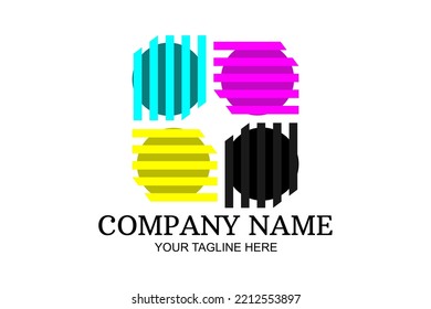 abstract Company Logo Vector Illustration. Suitable for business company, modern company, etc.