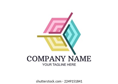 abstract Company Logo Vector Illustration. Suitable for business company, modern company, etc.