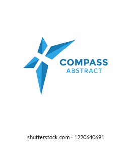 Abstract compass graphic design template vector illustration