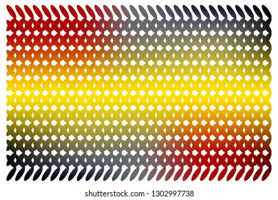 Abstract, complex composition of color, gradient, wavy lines on a white background. Vector image.