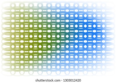 Abstract, complex composition of color, gradient, mesh lines on a white background. Vector image.