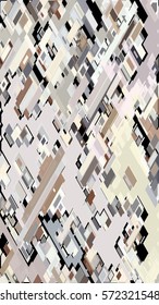 Abstract complex pattern consisting of rectangles of different sizes and colors