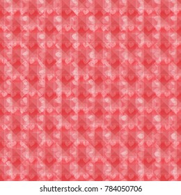 Abstract complex red heart background vector