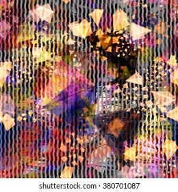 Abstract complicated seamless pattern for brochure, flyer design template. Background for book design, blank, print design.