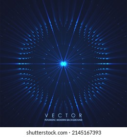 Abstract composed with glowing lines. Abstract modern background. Cool gradient shapes. Graphic concept for your design