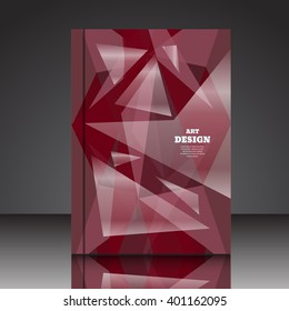 Abstract composition A4 brochure background eps10 vector illustration 24