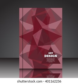 Abstract composition A4 brochure background eps10 vector illustration 5