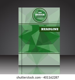 Abstract composition A4 brochure background eps10 vector illustration 6