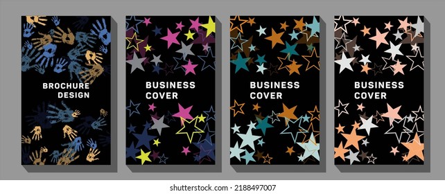 Abstract composition. Ad banner form texture. Flier fiber Colorful geometric pattern with art texture hand-drawn with brushes. Cool gradients. Future geometric patterns. Eps10