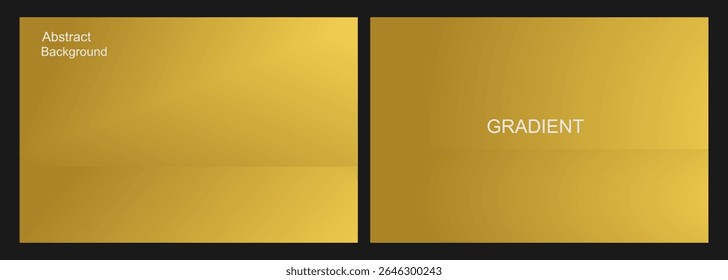 Abstract Composition Background Gradient Gold, for Presentation and Design, Studio showroom product base, fashion runway mockup scene. vector illustration