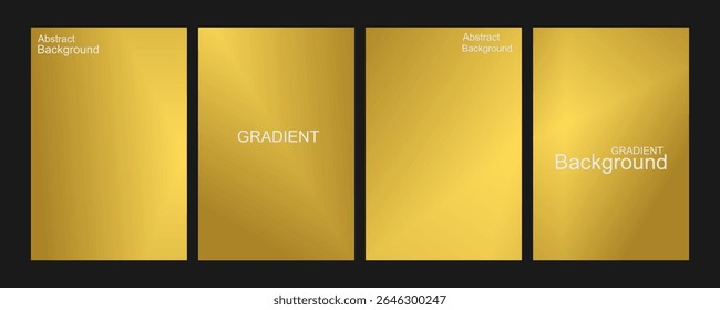 Abstract Composition Background Gradient Gold, for Presentation and Design, Studio showroom product base, fashion runway mockup scene. vector illustration