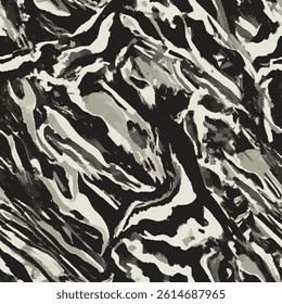 an abstract composition of black, white and gray tones