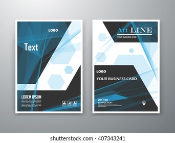 Abstract composition. Blue polygonal texture. Laser light rays construction. Azure stellar lines plexus. A4 brochure title sheet. Creative figure icon. Hexagon logo surface. Banner form. Ad flyer font