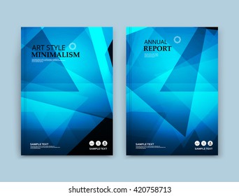 Abstract composition. Blue polygonal texture. Triangle part construction. Brochure title sheet. Creative figure icon. Sapphire diamond facet. Crystal glass surface. Transparent banner form. Flyer font