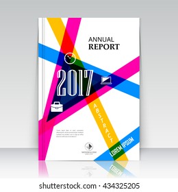 Composição abstrata. Textura de fonte de linha azul, amarelo, rosa. Construção de marca registrada de seção multicolor. Folha de título da brochura A4. Ícone do logotipo da figura criativa. Oferta comercial. Formulário de bandeira. Fibra de folheto publicitário