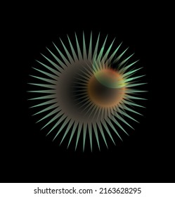 Abstract composition of bright shining stars. Vector file for designs.