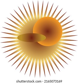 Abstract composition of bright shining stars. Vector file for designs.