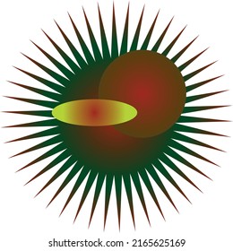 Abstrakte Zusammensetzung heller Sterne. Vektordatei für Designs.