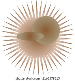 Abstract composition of bright shining stars. Vector file for designs.