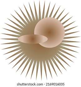 Abstract composition of bright shining stars. Vector file for creating designs.